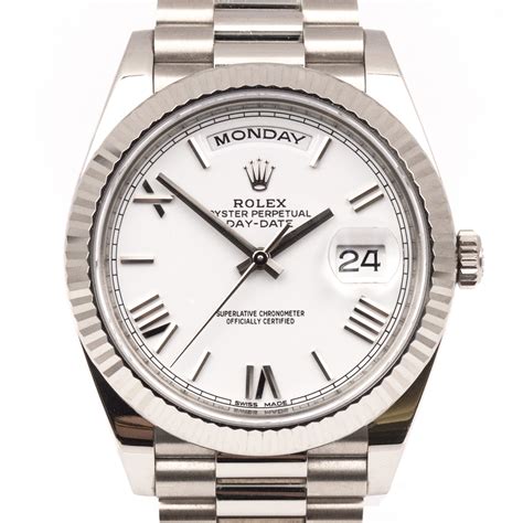 white gold president rolex